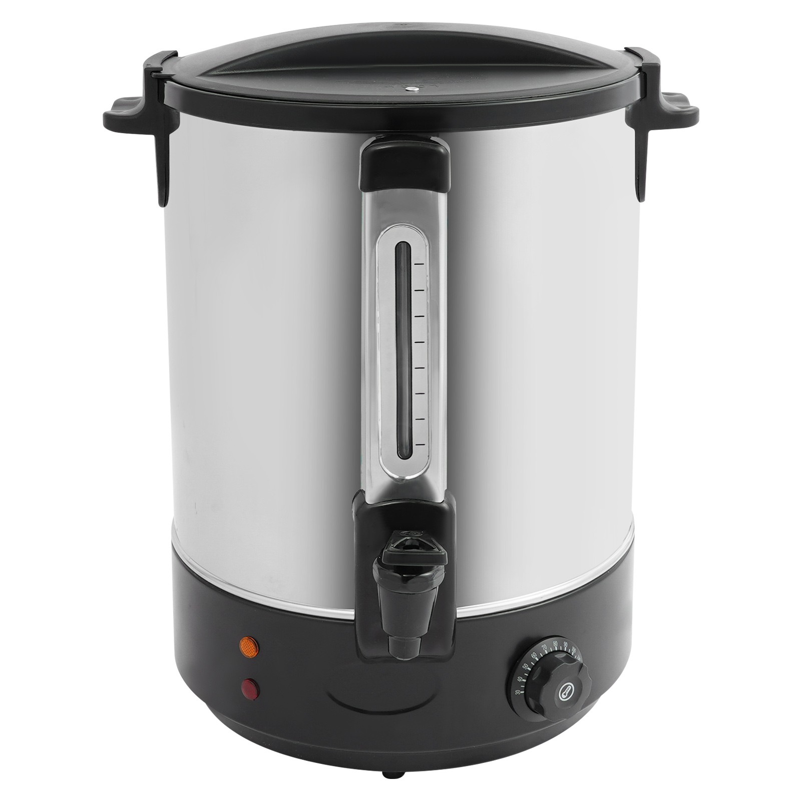 38L Commercial Eletric Hot Water Dispenser Countertop Water Boiler 110V Black