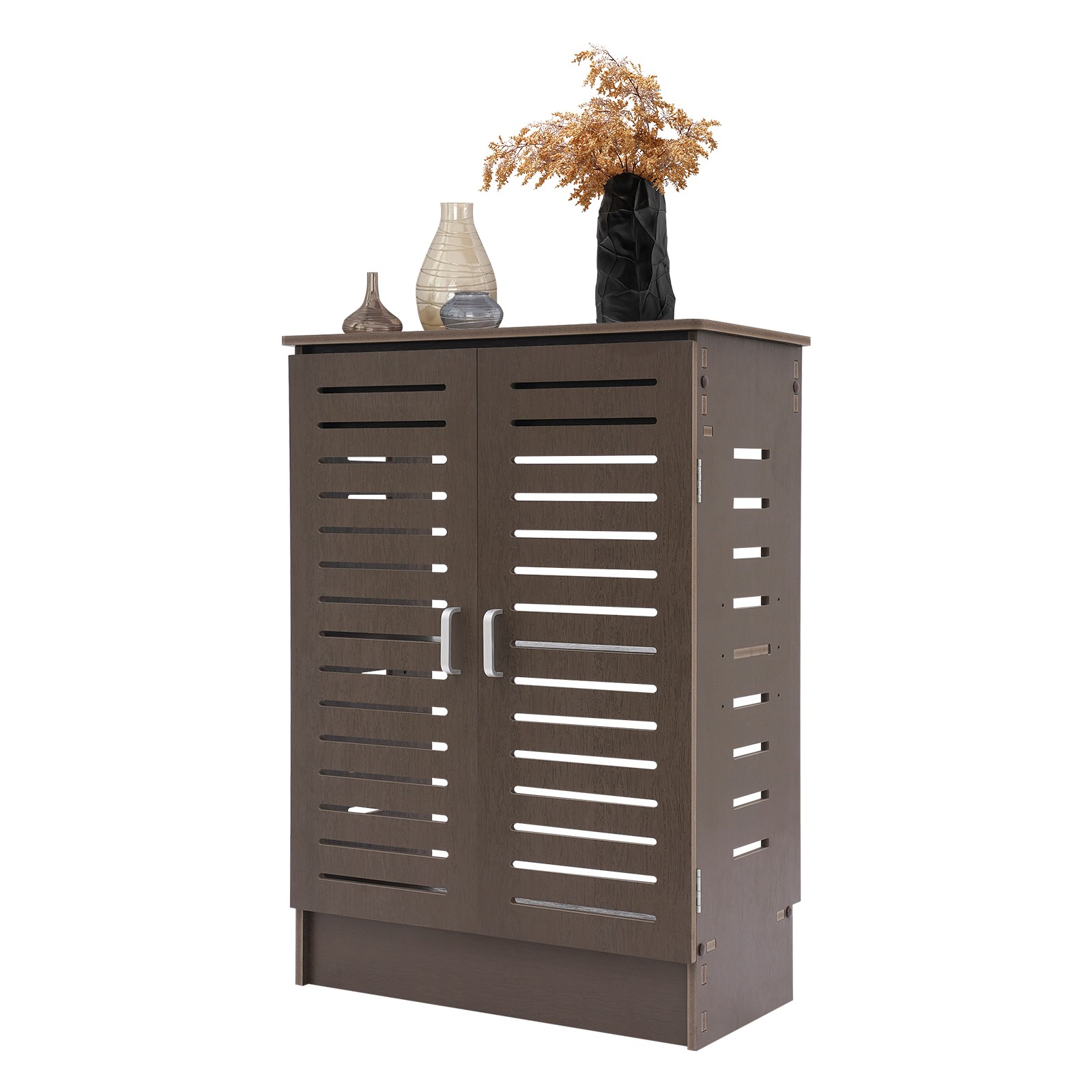 WiFi Router Storage Cabinet Floor Standing Router Decorative Box Power Strip