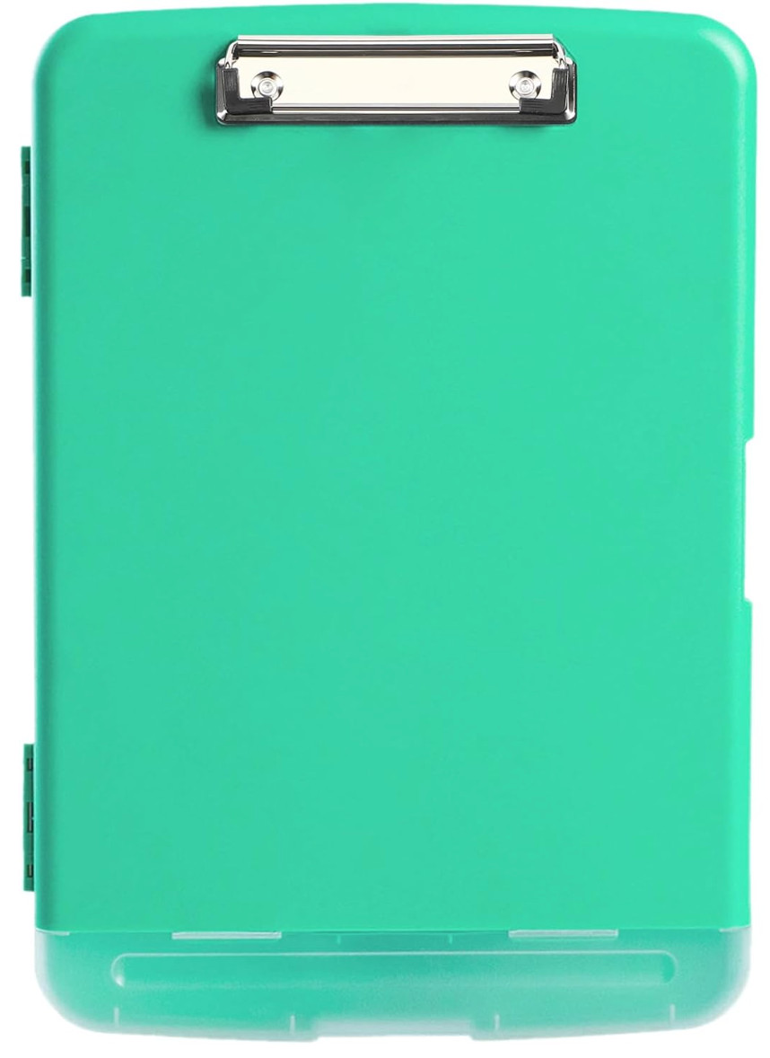 Heavy Duty Clipboard With Storage 8.5 x 11 Large Capacity Clip Boards Case