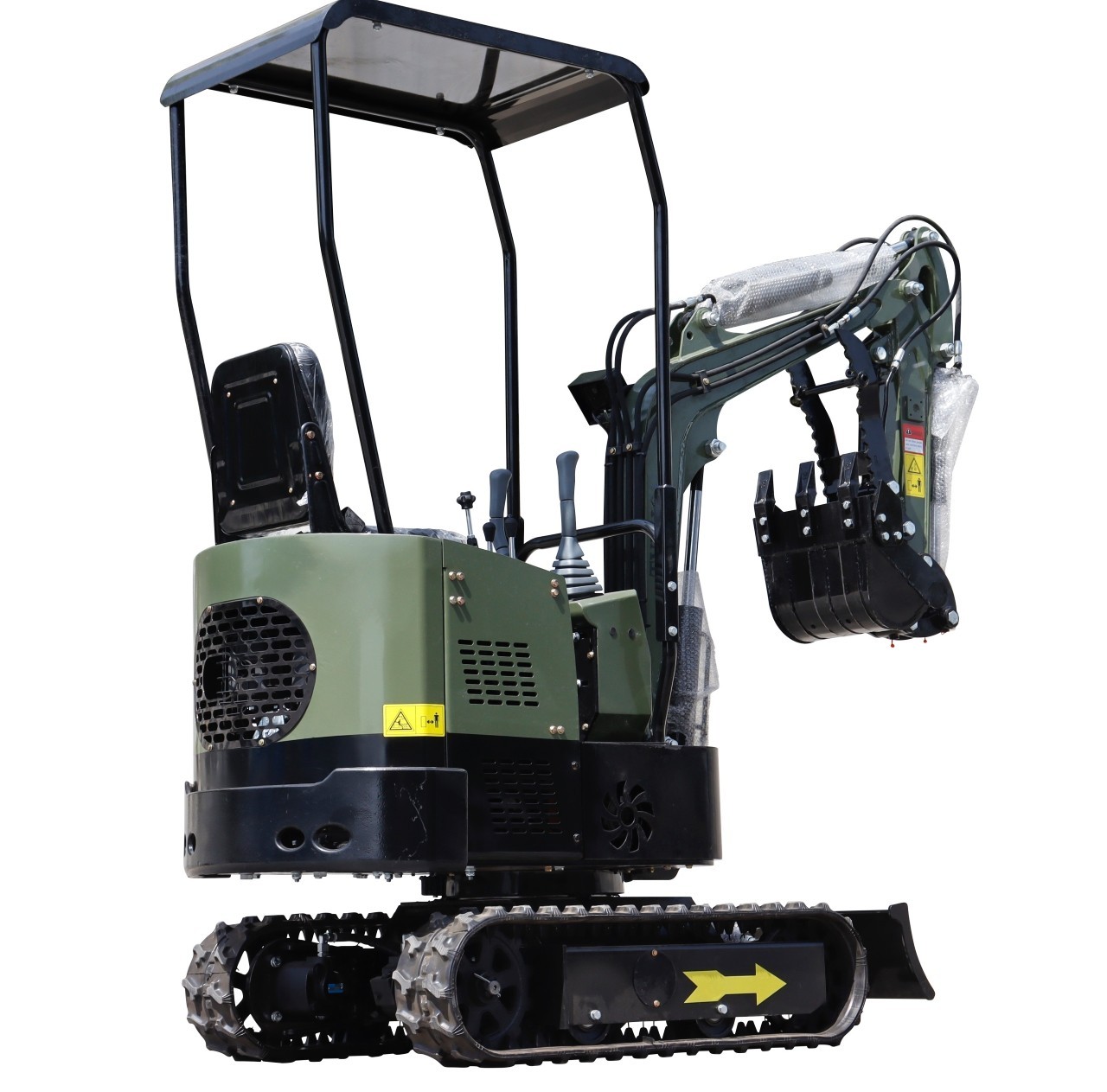 TYPHON TERROR X STORM 1Ton Mini Excavator 13.5hp B&S USA Canopy w 13 Attachments