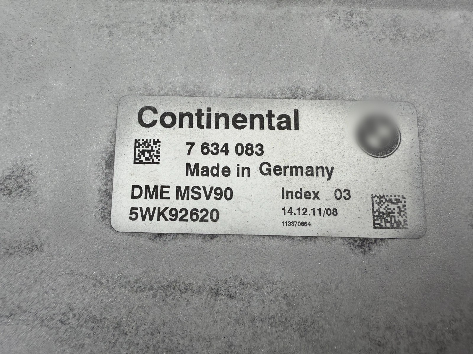 5WK92620 7634083 ECU ECM Engine Control Module Fits For BMW 528i X3 2011-2012