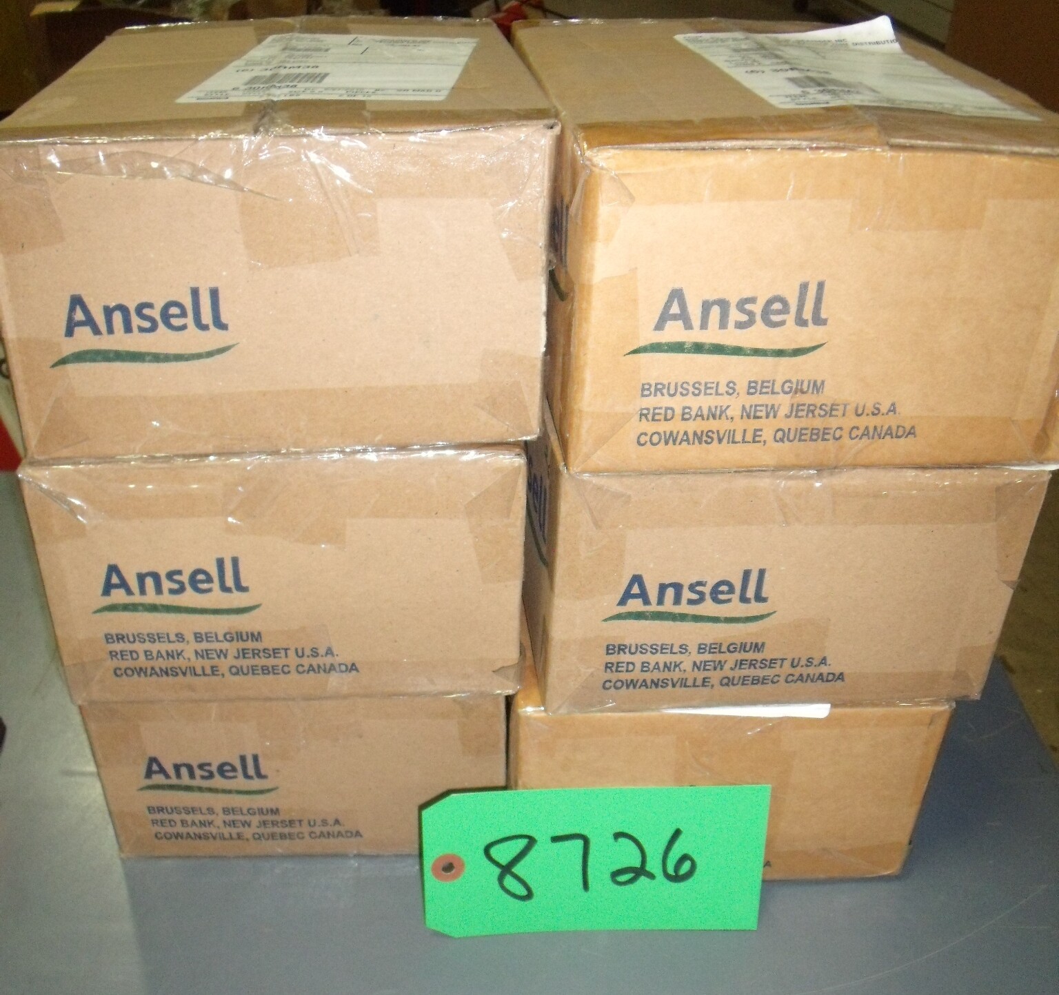 12 Pairs Ansell 07-111 Vibraguard 07111 Gloves Size 8 30RM38