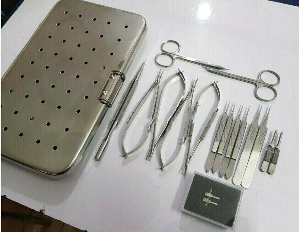 Micro surgery set Micro needle holder scissors Micro Surgical instruments