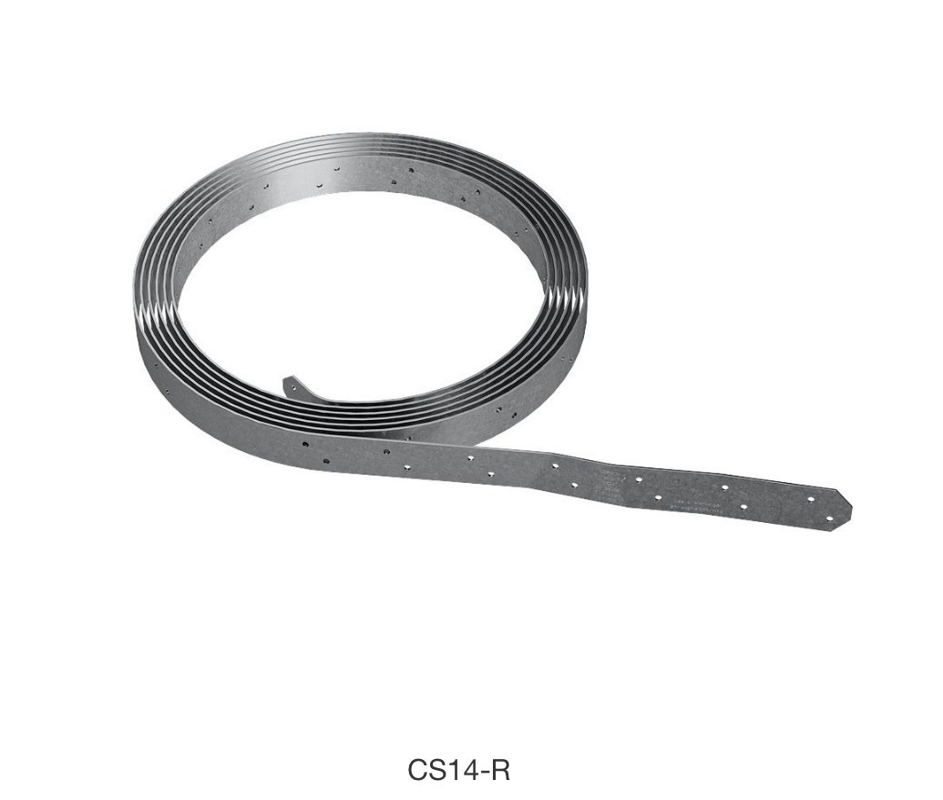 Simpson Strong-Tie CS16-R Coiled Strap 25ft. (7.6m), 16 Gauge