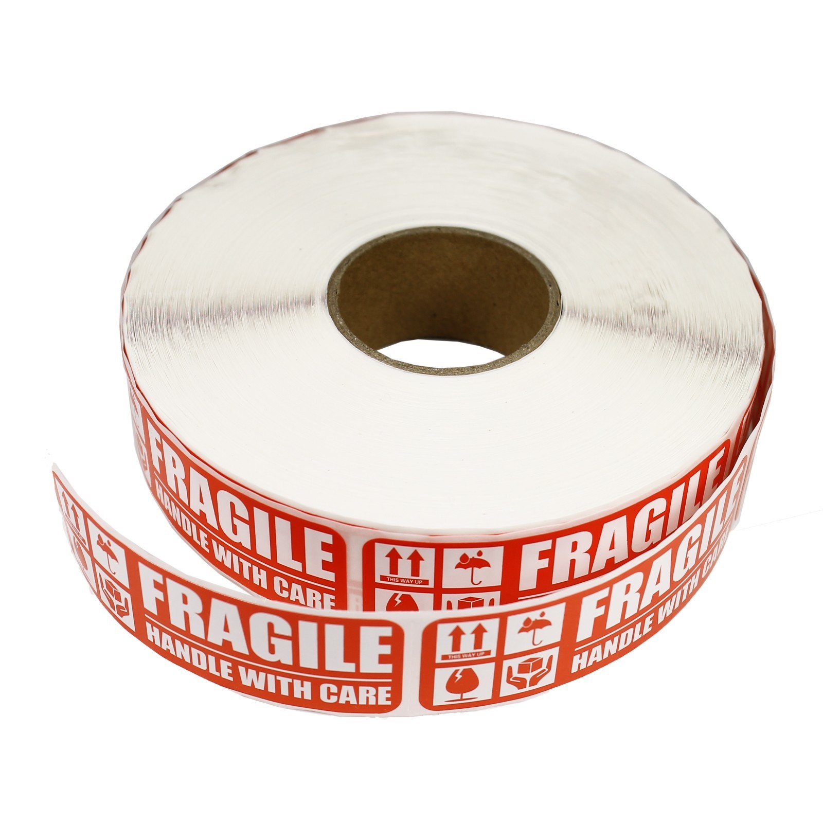 1000 PCS 1″x3″ FRAGILE HANDLE WITH CARE Stickers Labels Easy Peel & Apply New