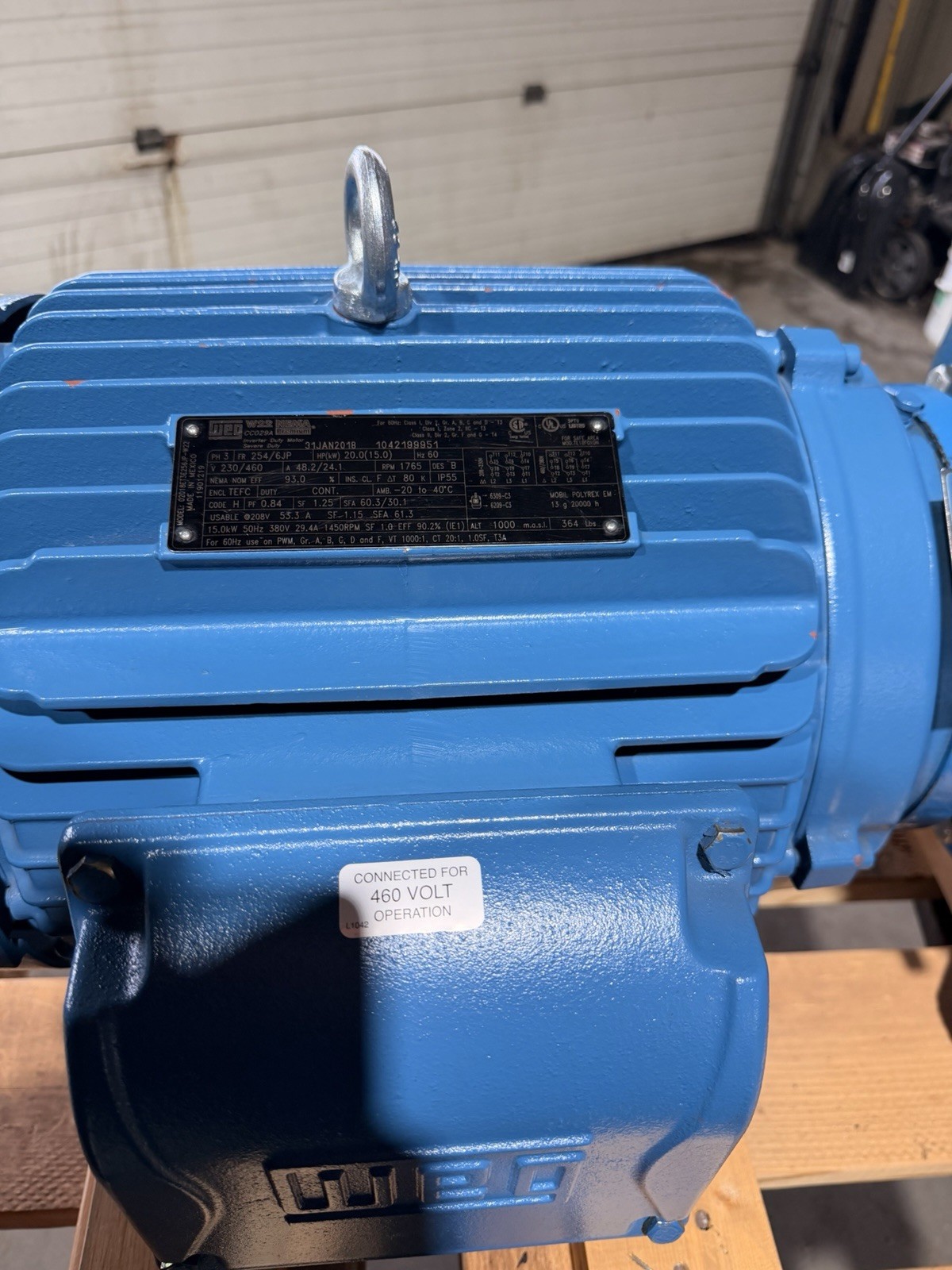 Wilo/Scot Centrifugal Pump 96 SF 6×5 Flanged 20HP WEG TEFC 1750 RPM