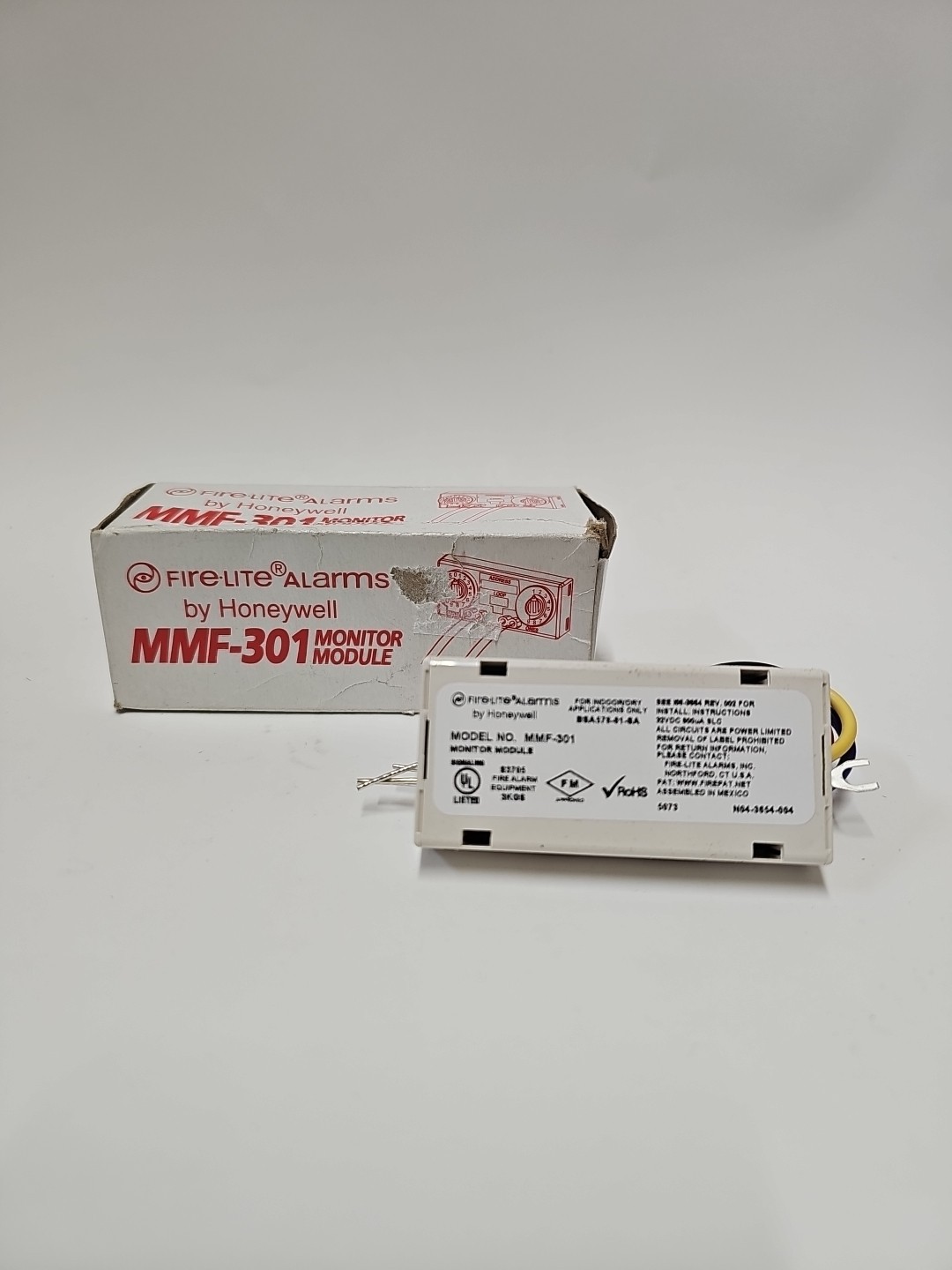Fire-Lite MMF-301 Addressable Monitor Module Fire Alarm Honeywell NEW