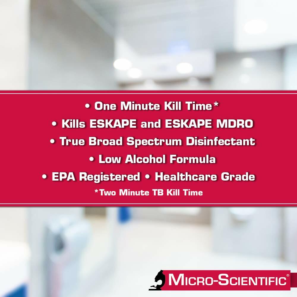 *1-Pack* Micro-Scientific Opti-Cide Max Disinfectant Cleaner 1 Gallon M60035