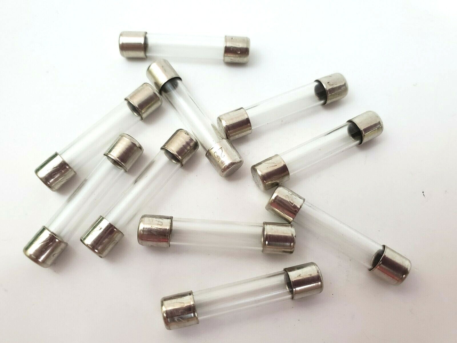 Lot of 10 Littelfuse 3AG1/10A 250V 1/10th Amp Fast Acting 1/4×1-1/4 Glass Fuses