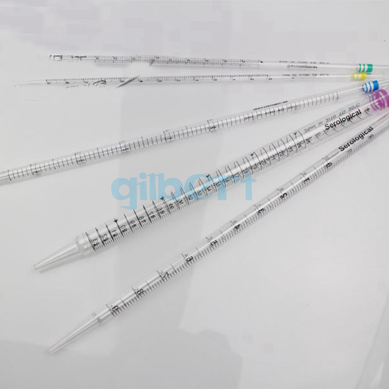1/2/5/10/25ml Volume Polystyrene Serological Pipette Graduations Labware