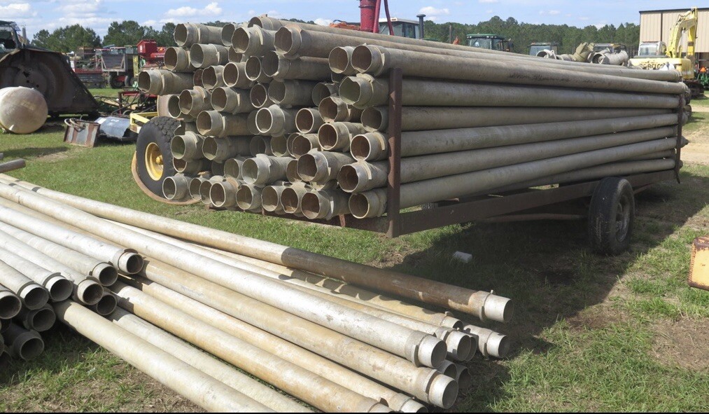 5” aluminum irrigation pipe rainbow twist lock priced per foot. 200’ minimum