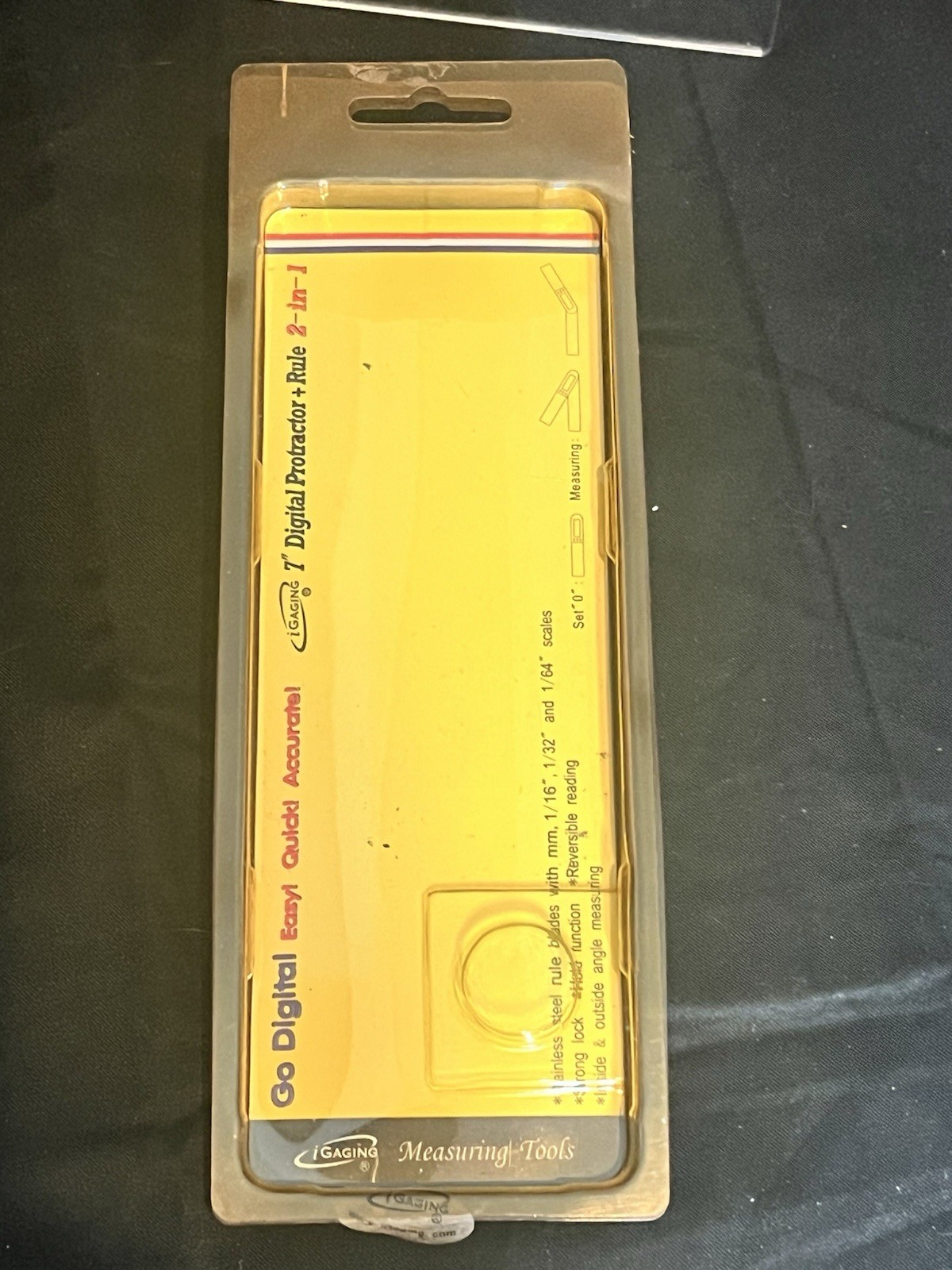 iGaging 360 Degrees Digital Protractor 7″ 2 in 1