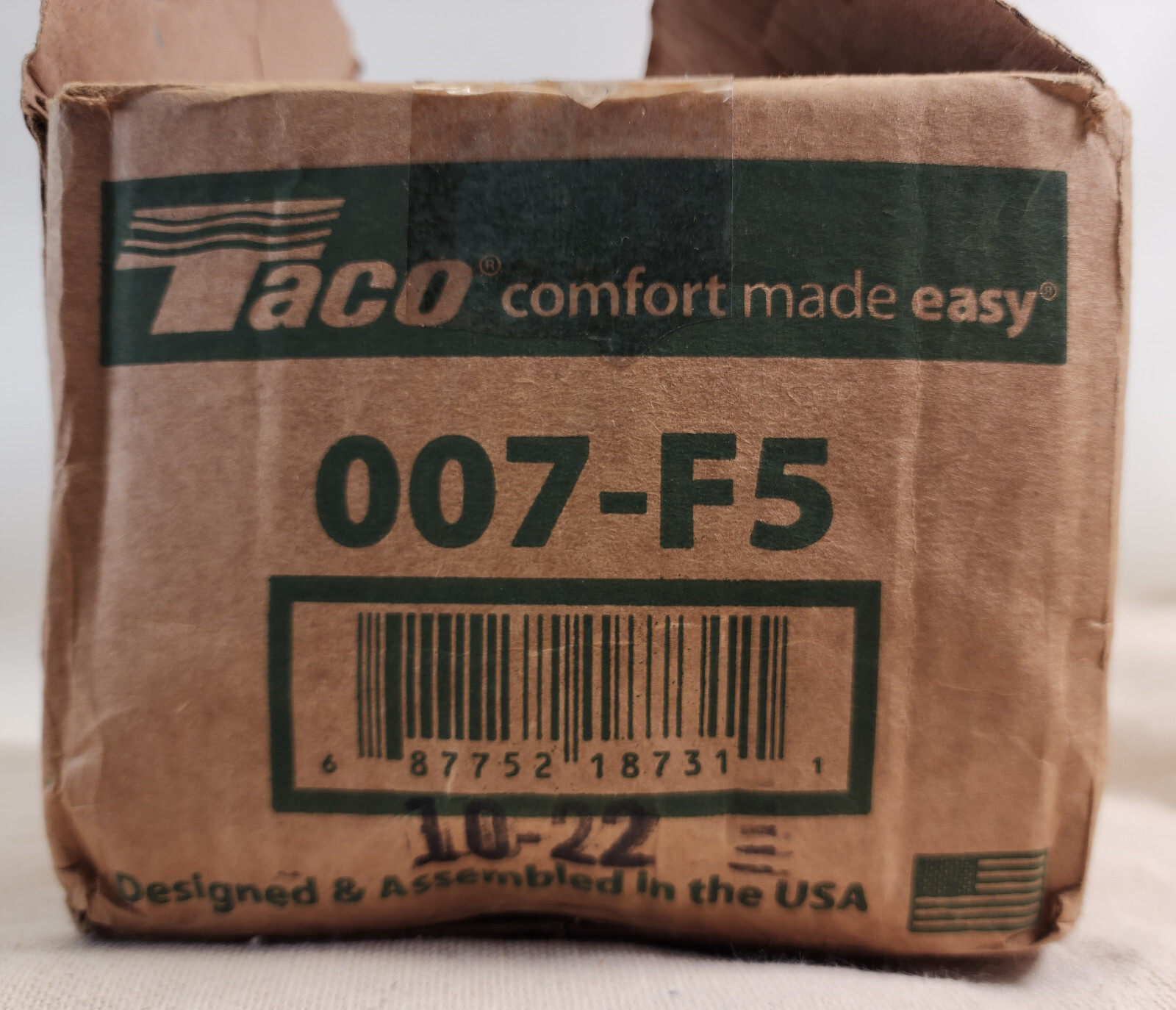 Taco 1/25HP 115-Volt Single Phase Cast Iron Hydronic Cartridge Circulator 007-F5
