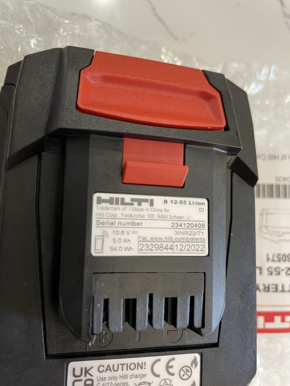 5.0 Ah Hilti Battery Pack B 12 55 5.0 Works With All 12 Volt System