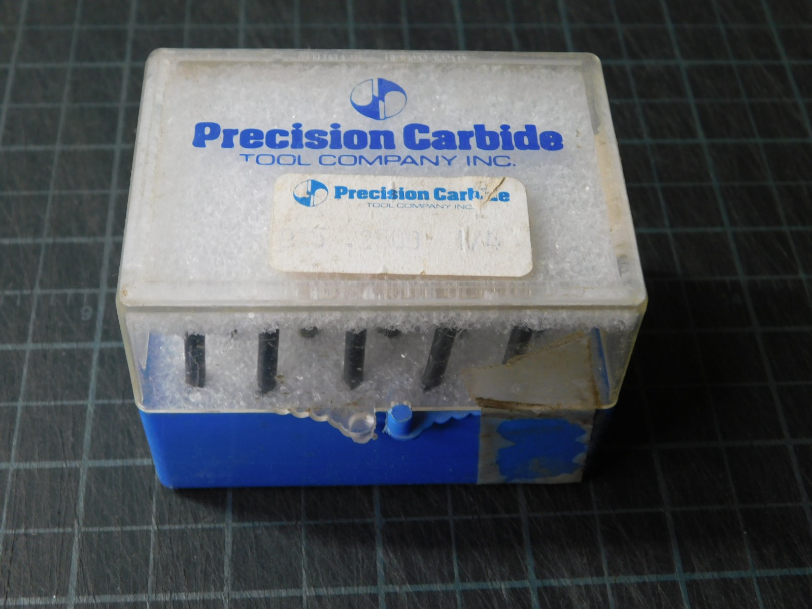 Precision Carbide Solid Carbide Drill Bits 1/4″ – Box of 25 – NOS – USA Made