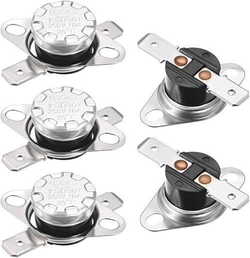 KSD301 Thermostat 85°C 185°F 10A Normally Closed N.C Adjust Number of Items: 5