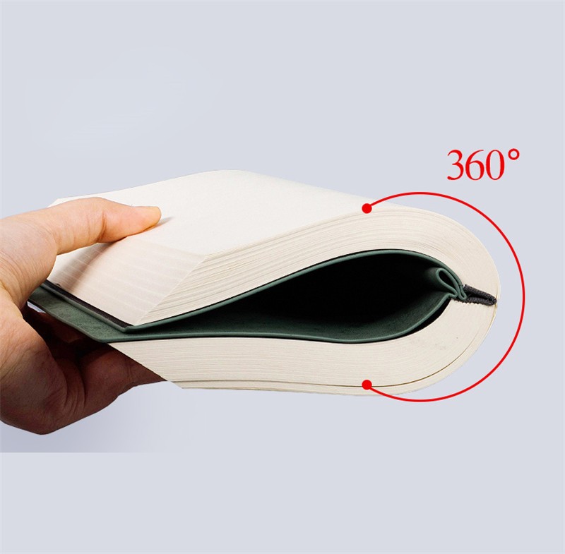 A6 Size 5.7*4″ Small Soft PU Leather Thick Notebook 640 Pages Blank Journal
