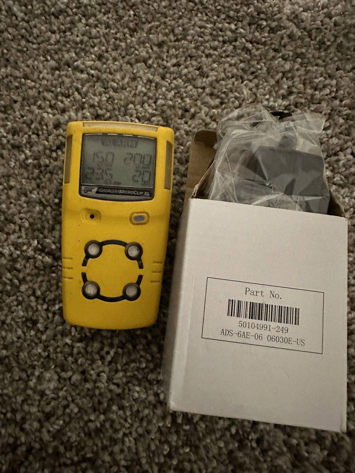 Honeywell BW MicroClip Series Portable Mulit-Gas Detector MCXL-XWHM-Y-NA
