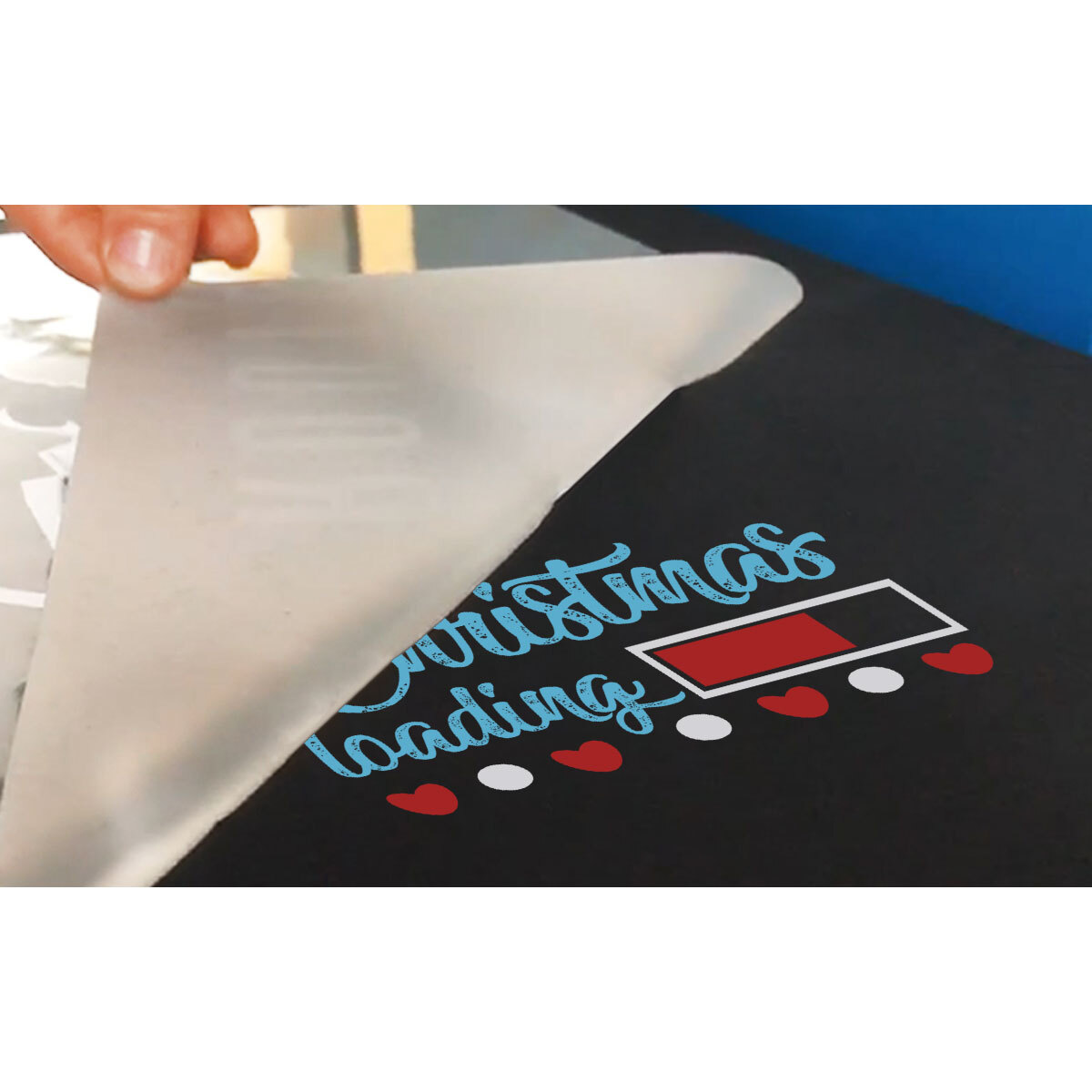 QOMOLANGMA 100 Sheets 13″ x 19″ DTF Transfer Film – Double Sided, Warm Peel
