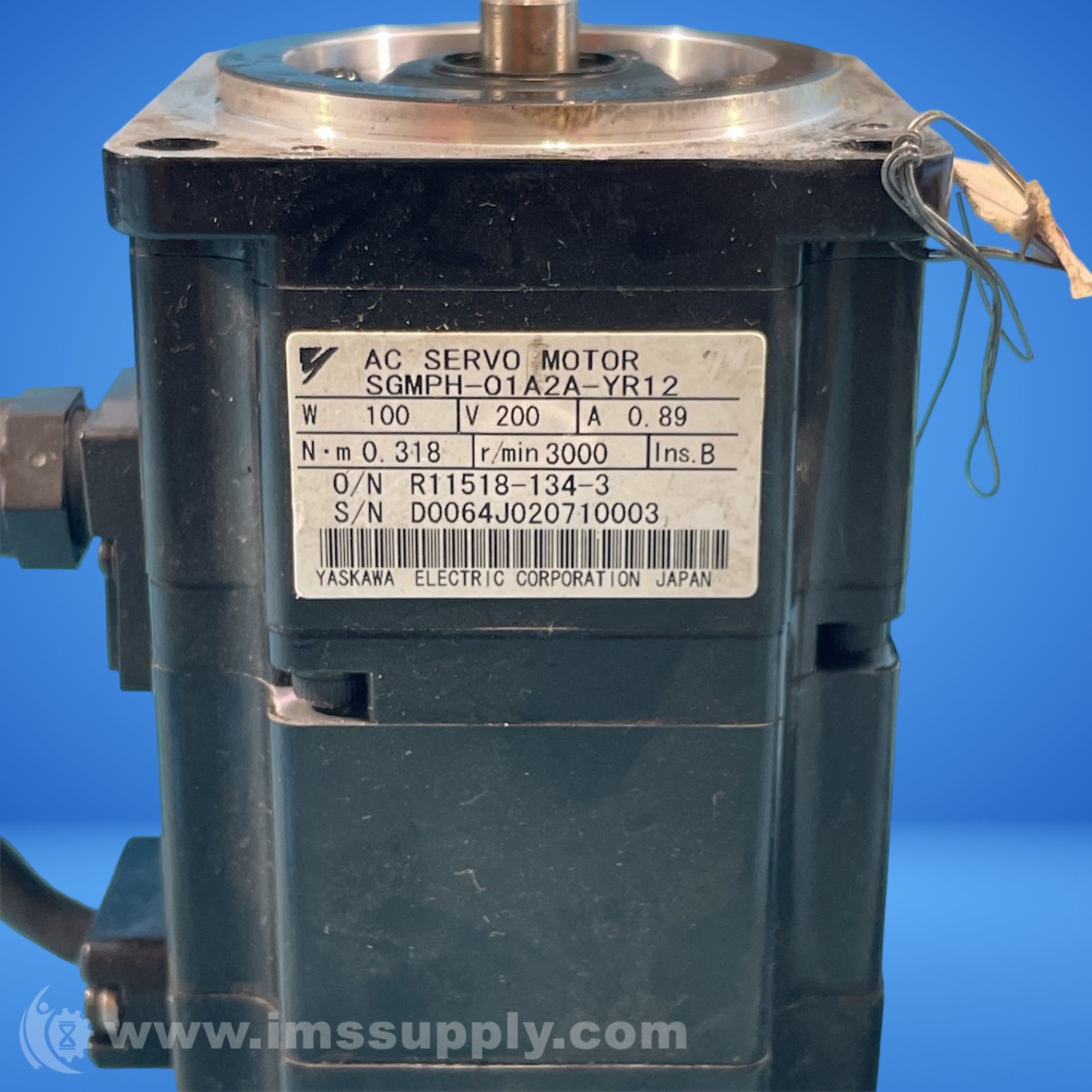 Yaskawa SGMPH-01A2A-YR12 AC Servo Motor RSIP