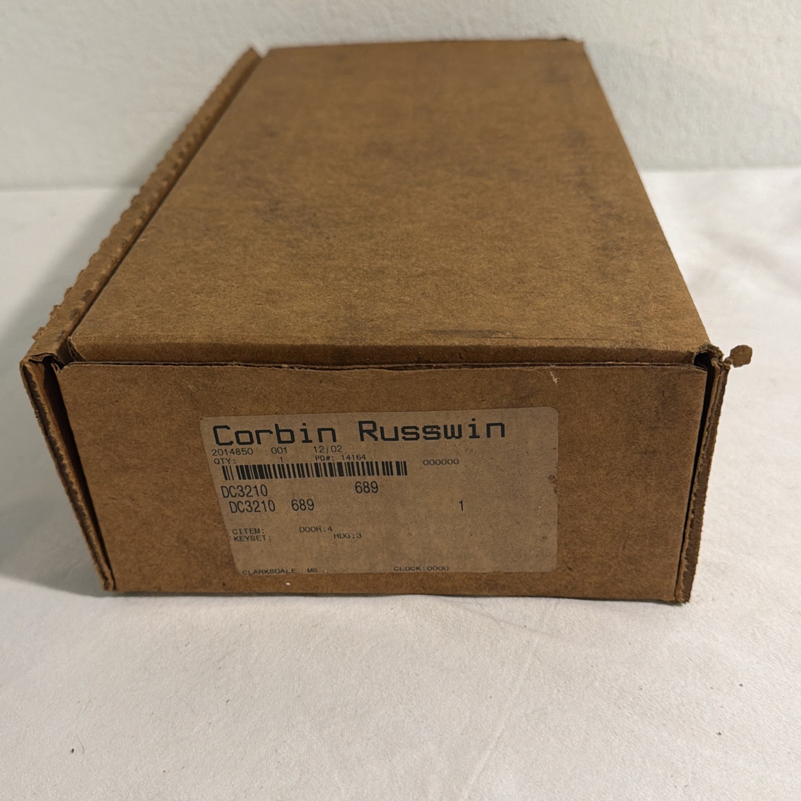 Corbin Russwin DC3210 689 Door Closer New NOS Aluminum Heavy Duty High Traffic