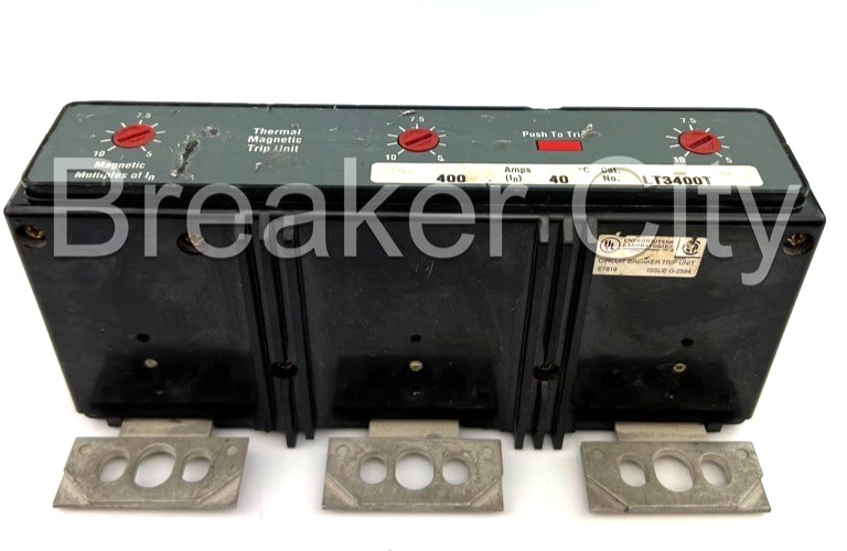 Cutler-Hammer LT3400T Thermal Magnetic Trip Unit Plug-In Mount 400A 600V 3P
