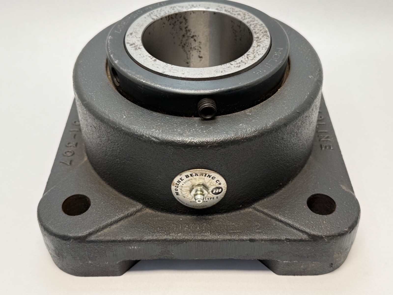 Moline 29111303D Flange Mount Bearing 3-3/16″ID Type E 131-05-307 NPE42138DE