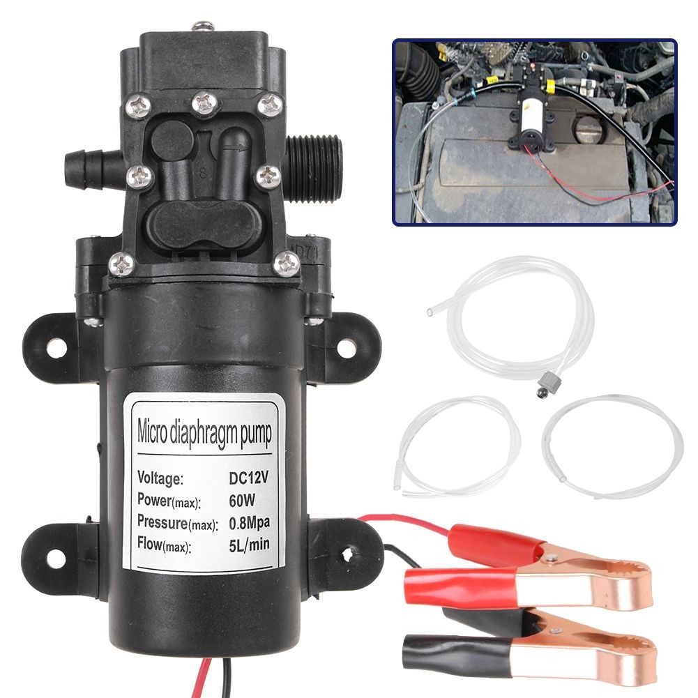 Motor Oil Fuel Fluid Extractor Electric Siphon Transfer Change Pump DC-12V 60W