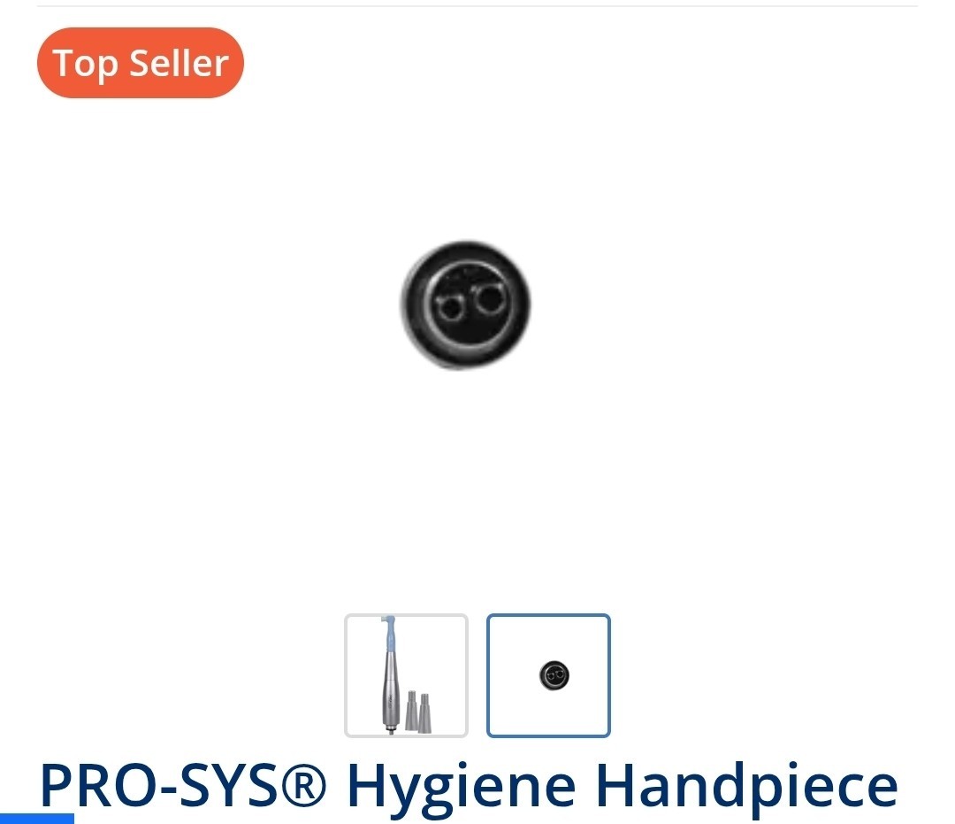PRO SYS BencoDental Hygiene Handpiece Prophy Low Speed Motor 4 Hole 3 Nose Cones
