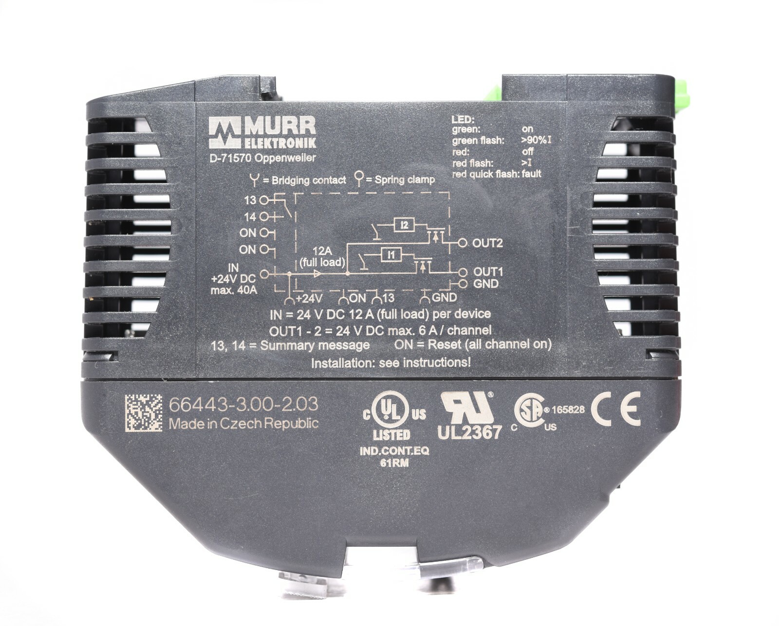Murr Eleeektronik D-71570 Relay USED