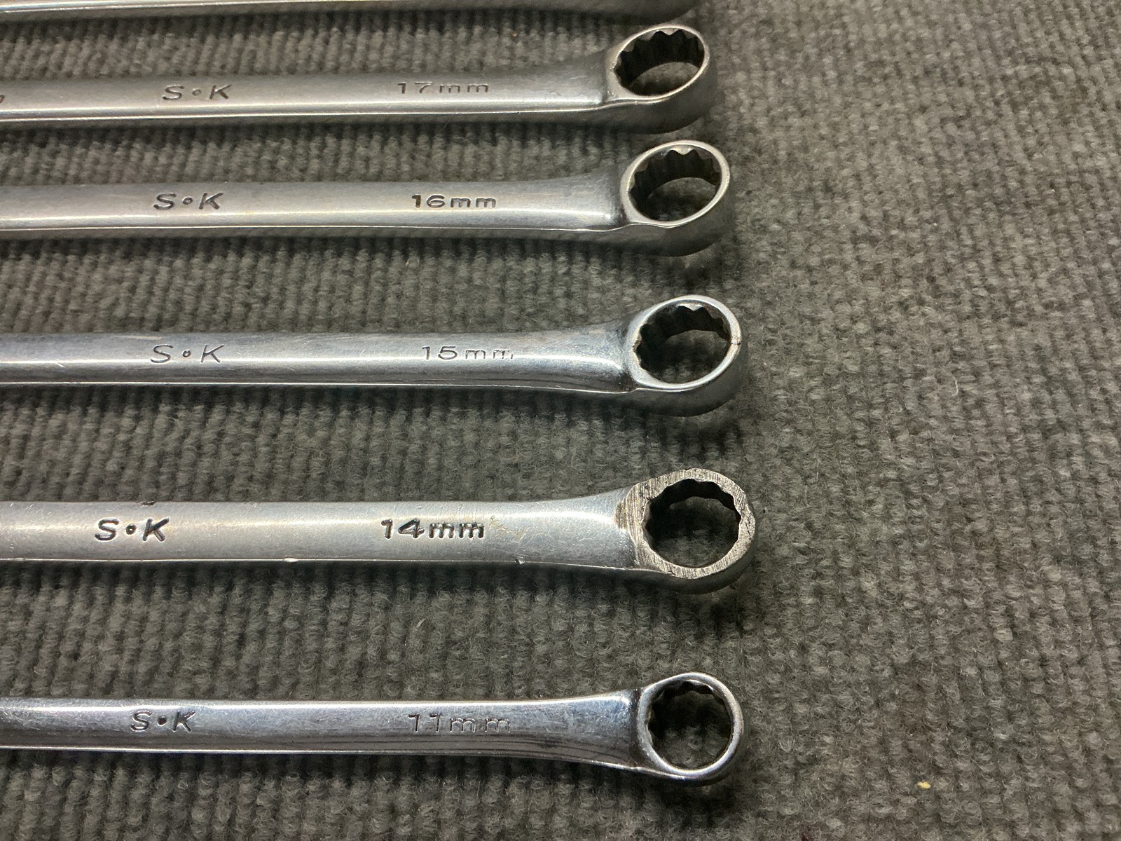 8pc SK Tools USA Metric Wrench Set