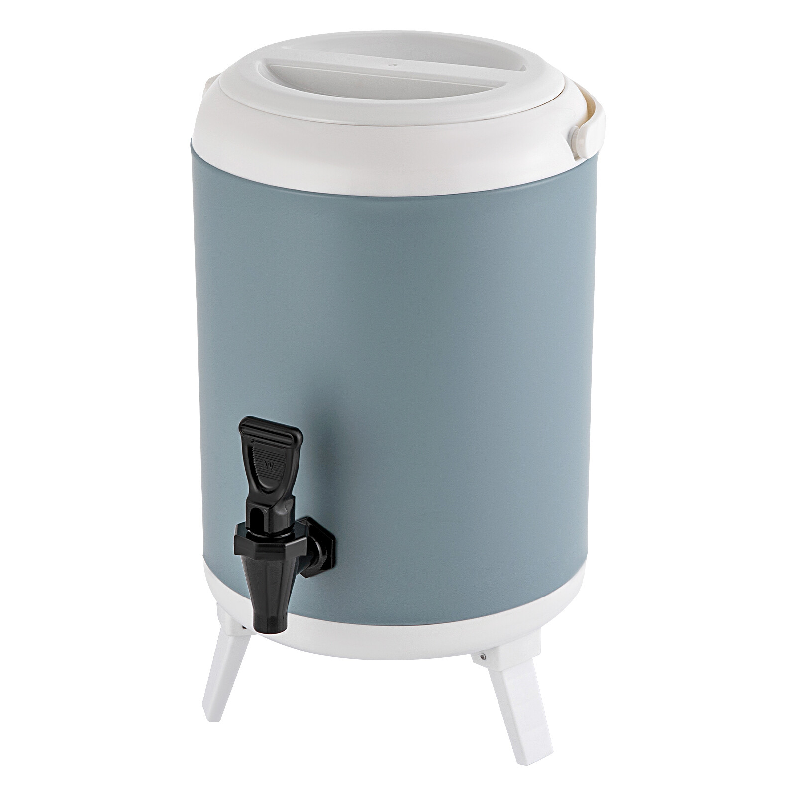 Insulated Beverage Server/Dispenser 1.9 Gallon Hot & Cold Drinks w/Handles Blue