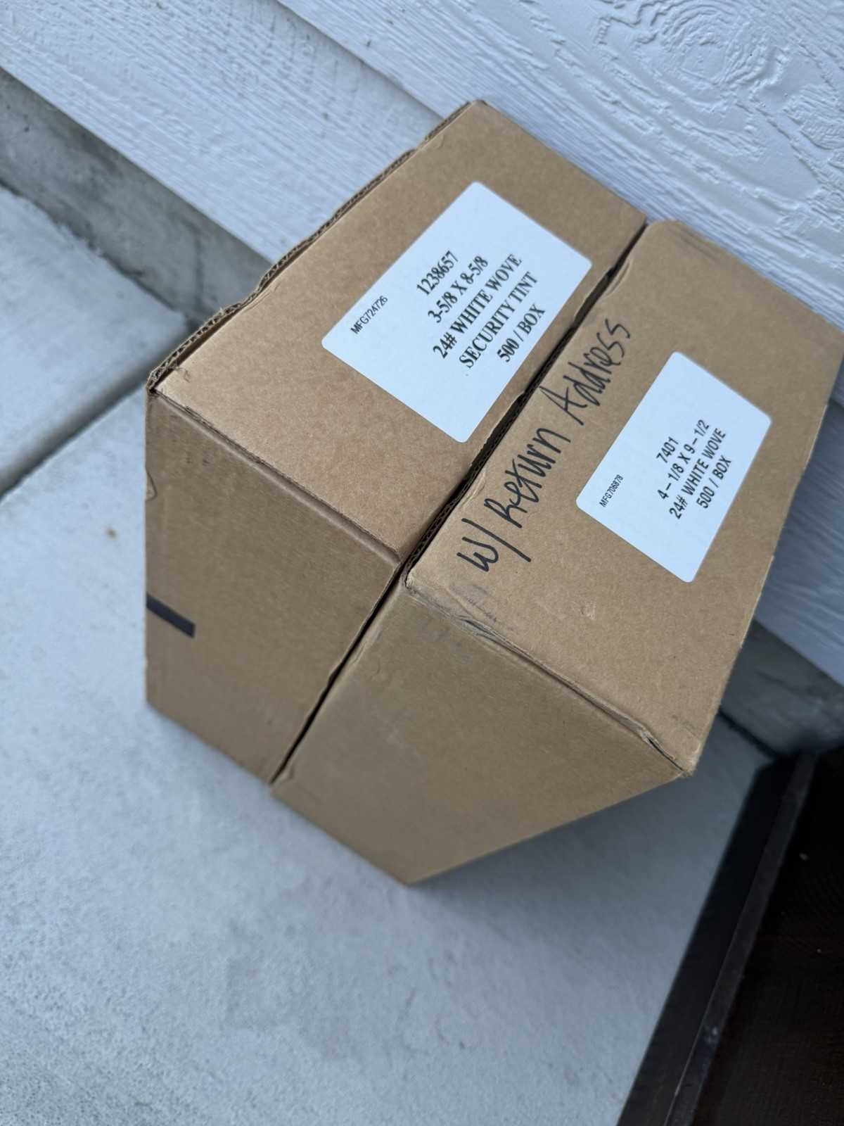 2 Boxes New Business Envelopes 500 Count Each