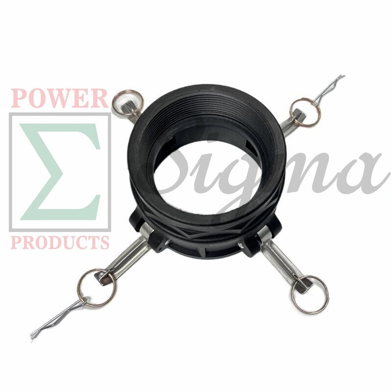 Sigma 4″ IN Poly Type D Camlock Groove Hose Fitting Female Coupler x Female NPT