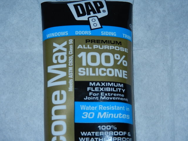 new no warranty DAP Silicone Max all purpose 2.8oz clear Window Door siding trim