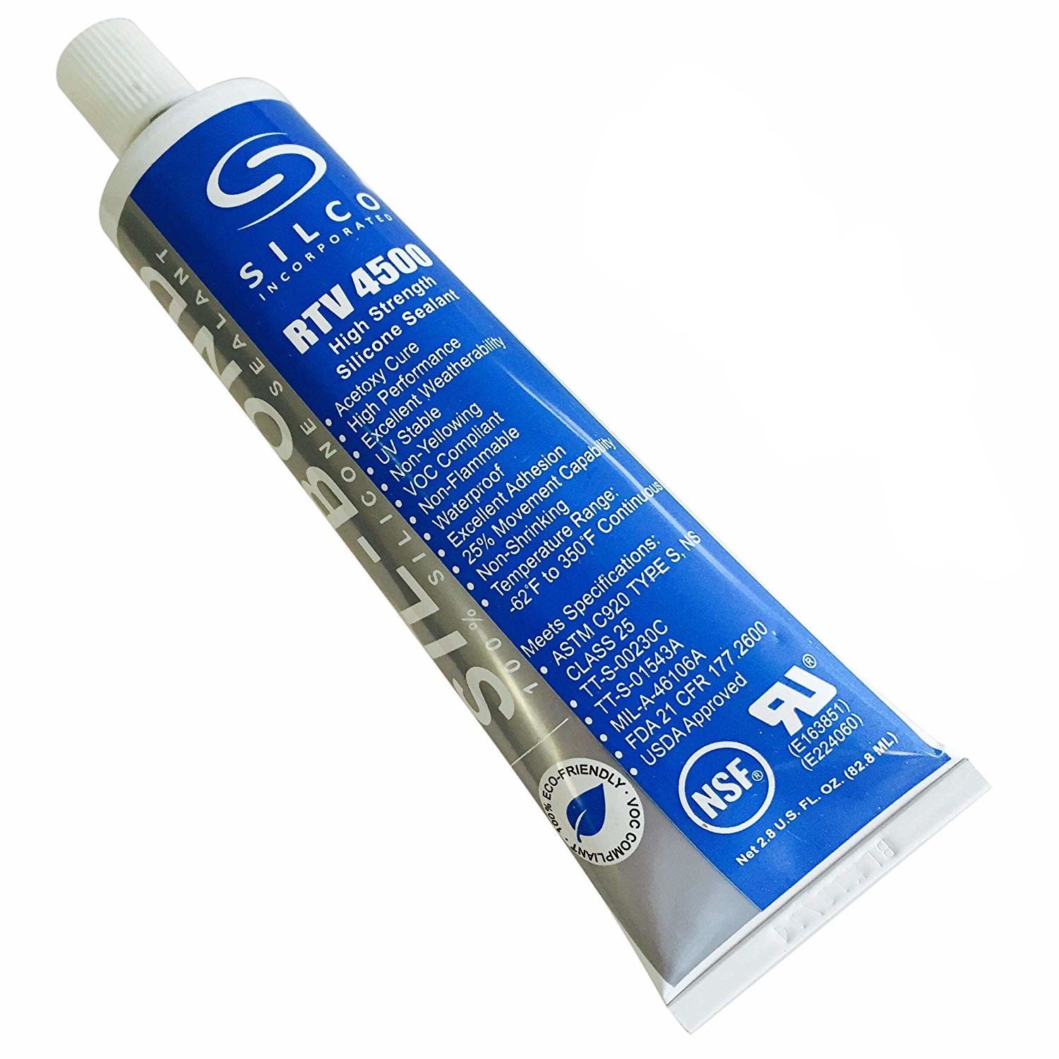 Silco 2S000120071S348 Tube Of Silicone Black