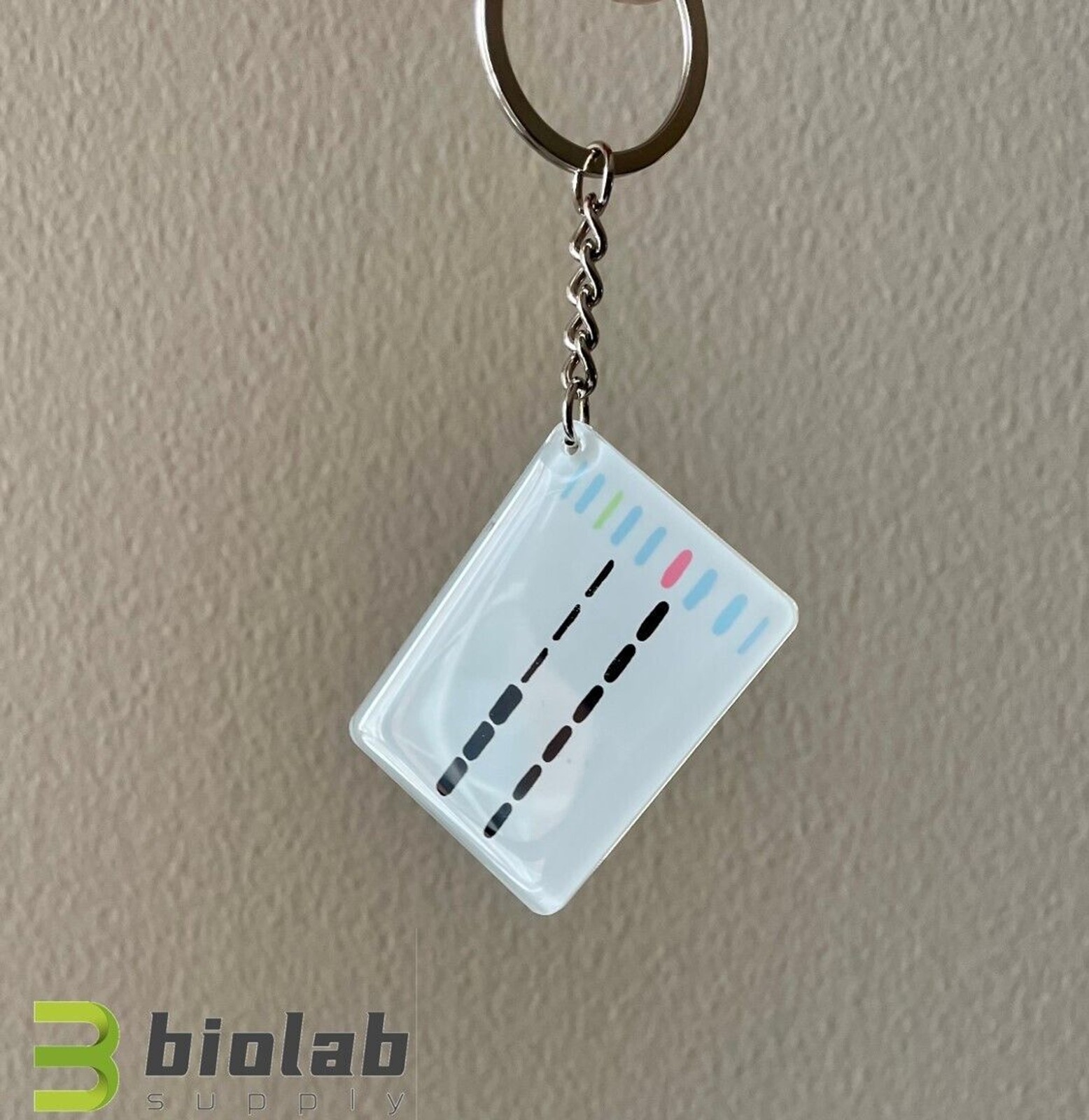 Western blot keychain, Original design research keychain