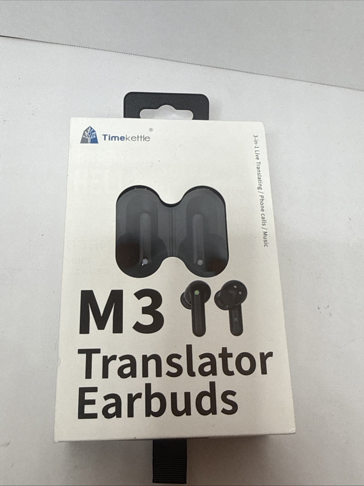Timekettle M3 Translator Earbuds, Two-Way Device with App, 40 Languages Black