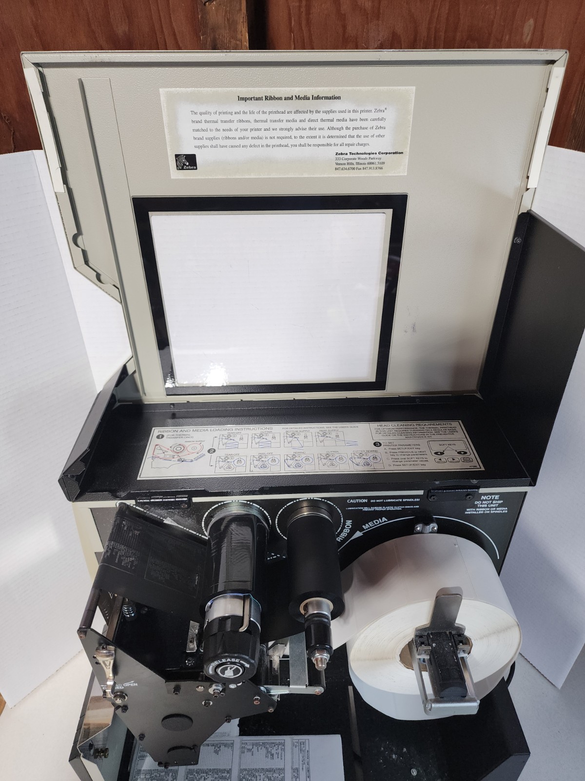 Zebra 110XiIII Plus Heavy Duty 600dpi Network USB Thermal Label Printer + Extras