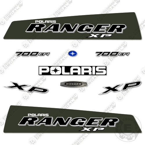 Fits Polaris Ranger 700 XP Decal Kit UTV Sage Green – 2009-2011 – 3M VINYL!