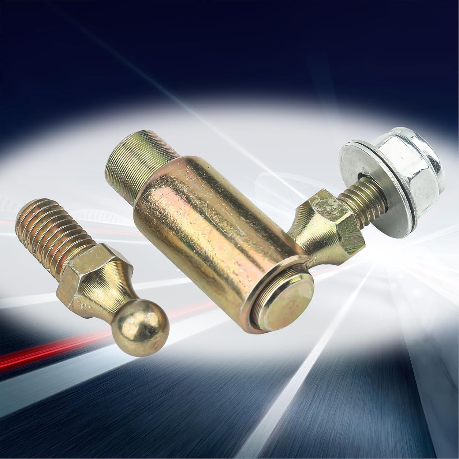 Throttle Disconnect, Quick Release Ball Joint, in Female Thread Steel Linkage…