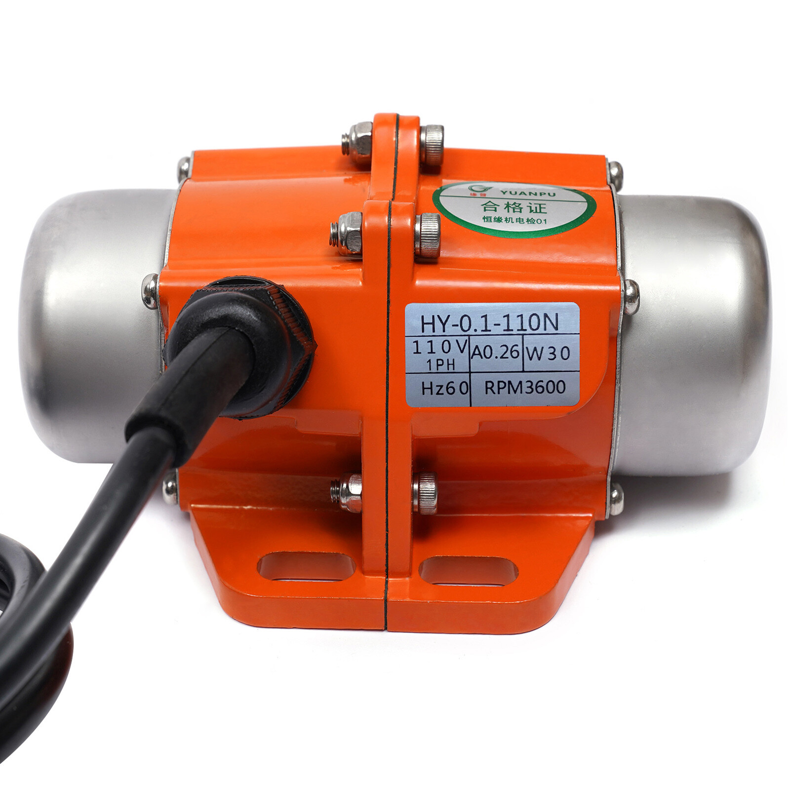 AC Vibration Motor 110V 30W 1-phase 3600rpm Speed Vibrating Motor