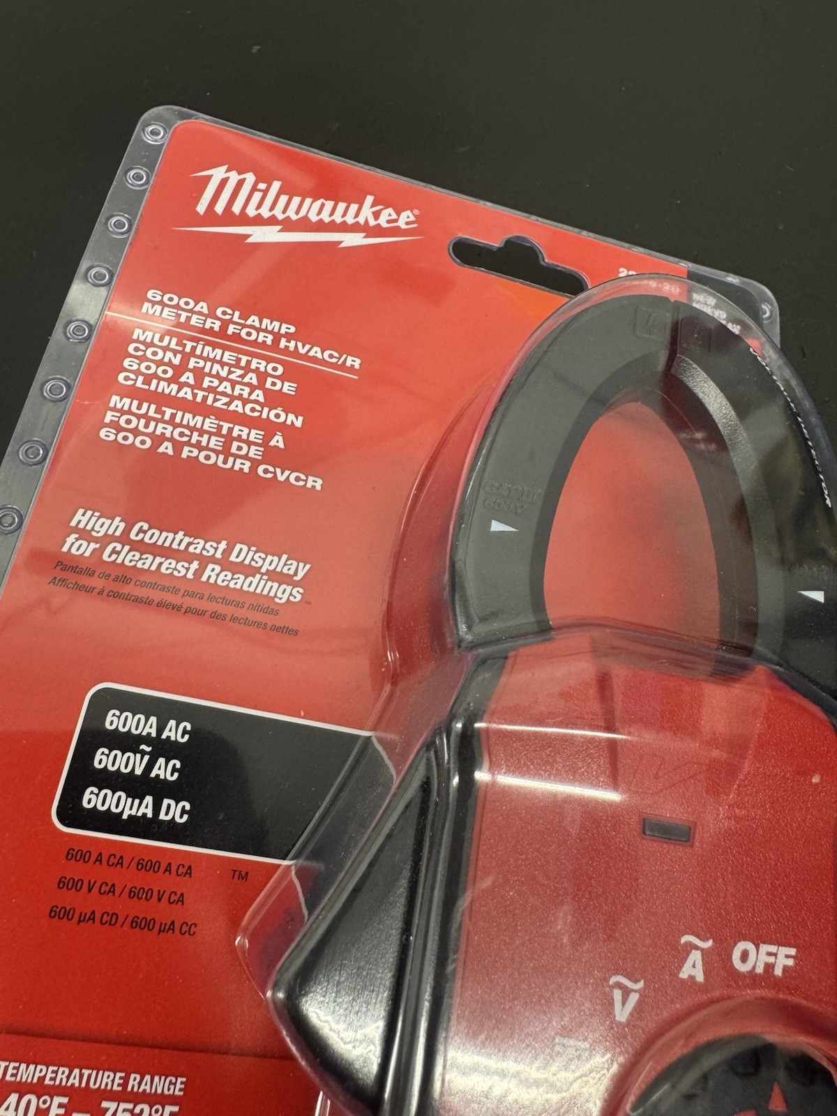 Milwaukee 2236-20 Clamp Meter for HVAC/R – Red