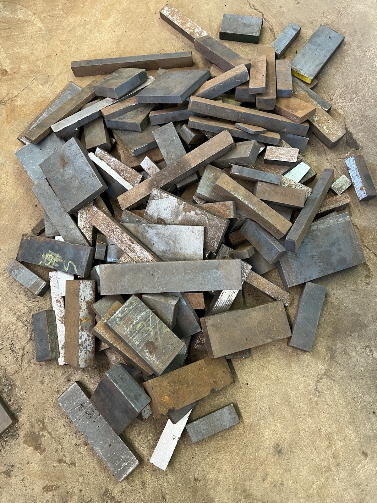 Mix lot 18+Lbs A36 Flat steel plate bar steel stock varies 1/8″-2″ Thick