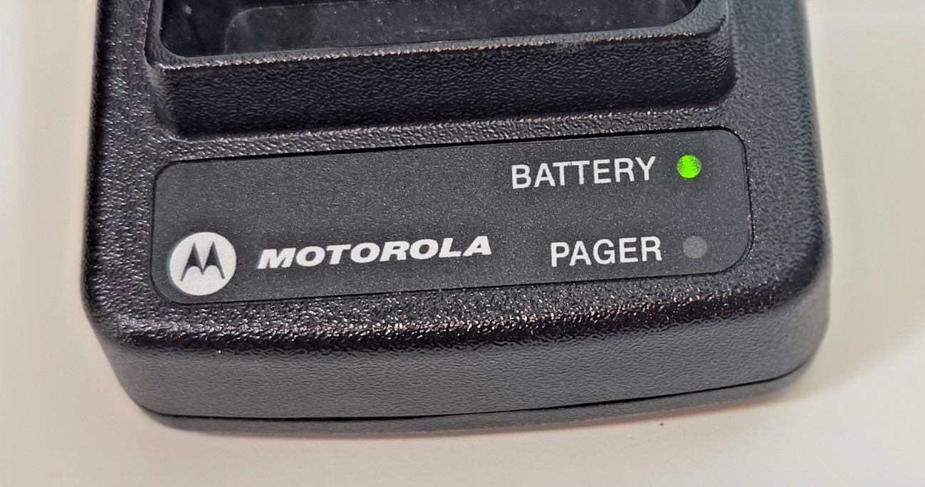 Motorola Minitor V Pager with Battery & Charger – Used, Good Condition VHF Alert
