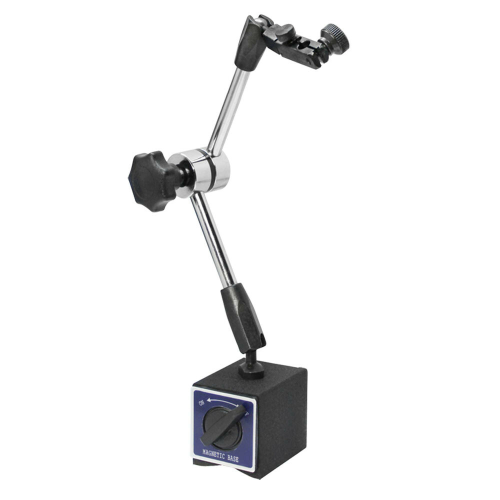 2″x 2.3″ Magnetic Base Dial indicator Holder Adjustment Mech Arm 170 LBS