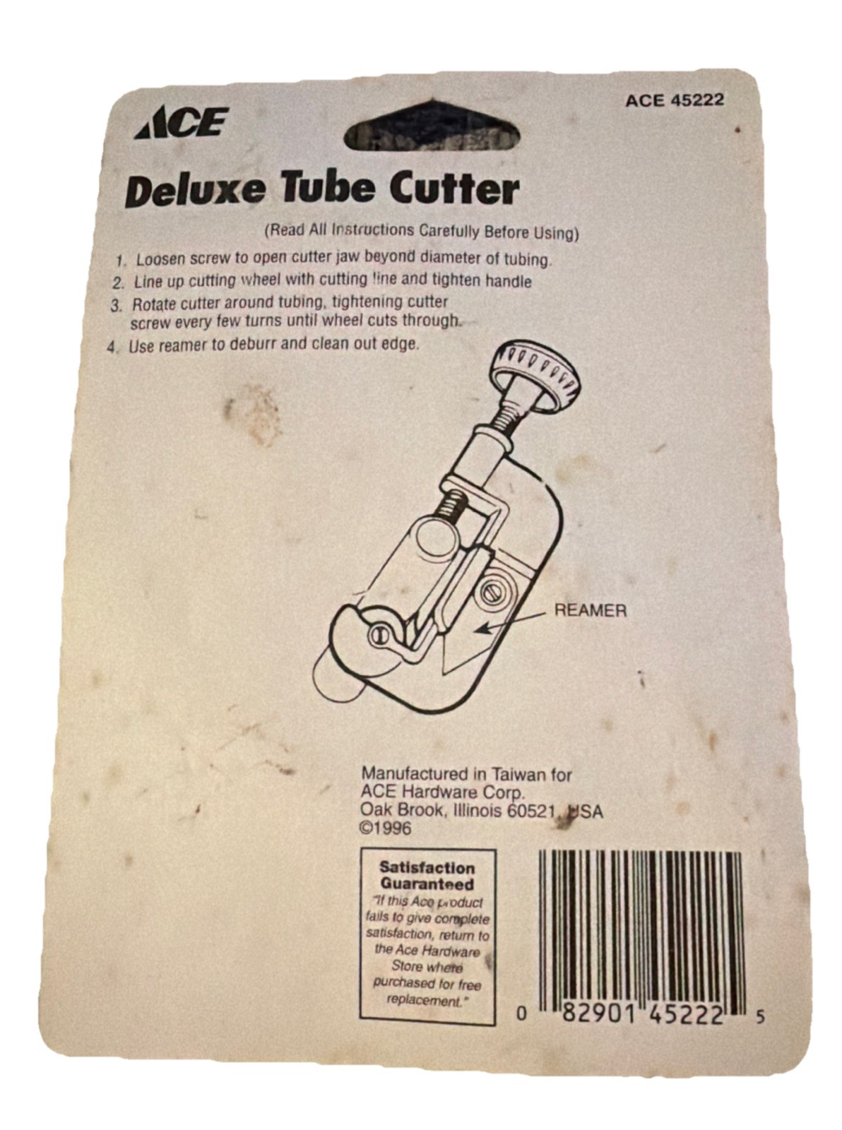 Ace Deluxe Tube Cutter For 1/8″ To 1-1/8″ Tubing 45222