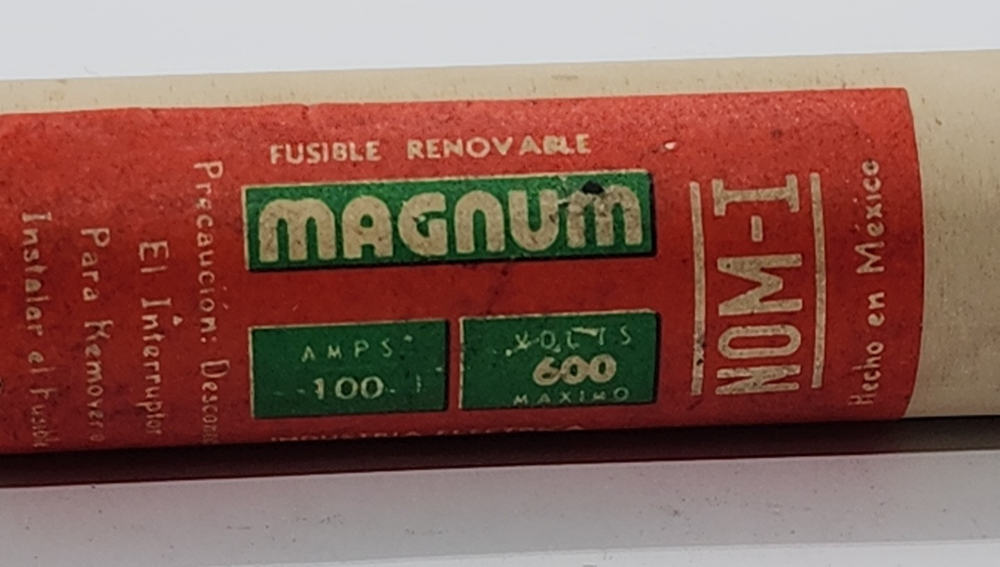 MAGNUM NOM-I 600V 100A RENEWABLE FUSE [2RE4-1]