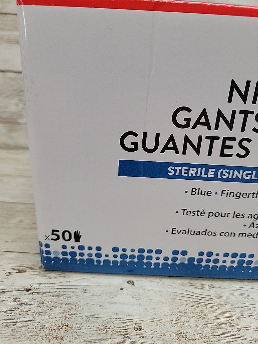 Sterile Nitrile Exam Gloves Cardinal Health *50 Singles* Size: LARGE *Exp 10/26*