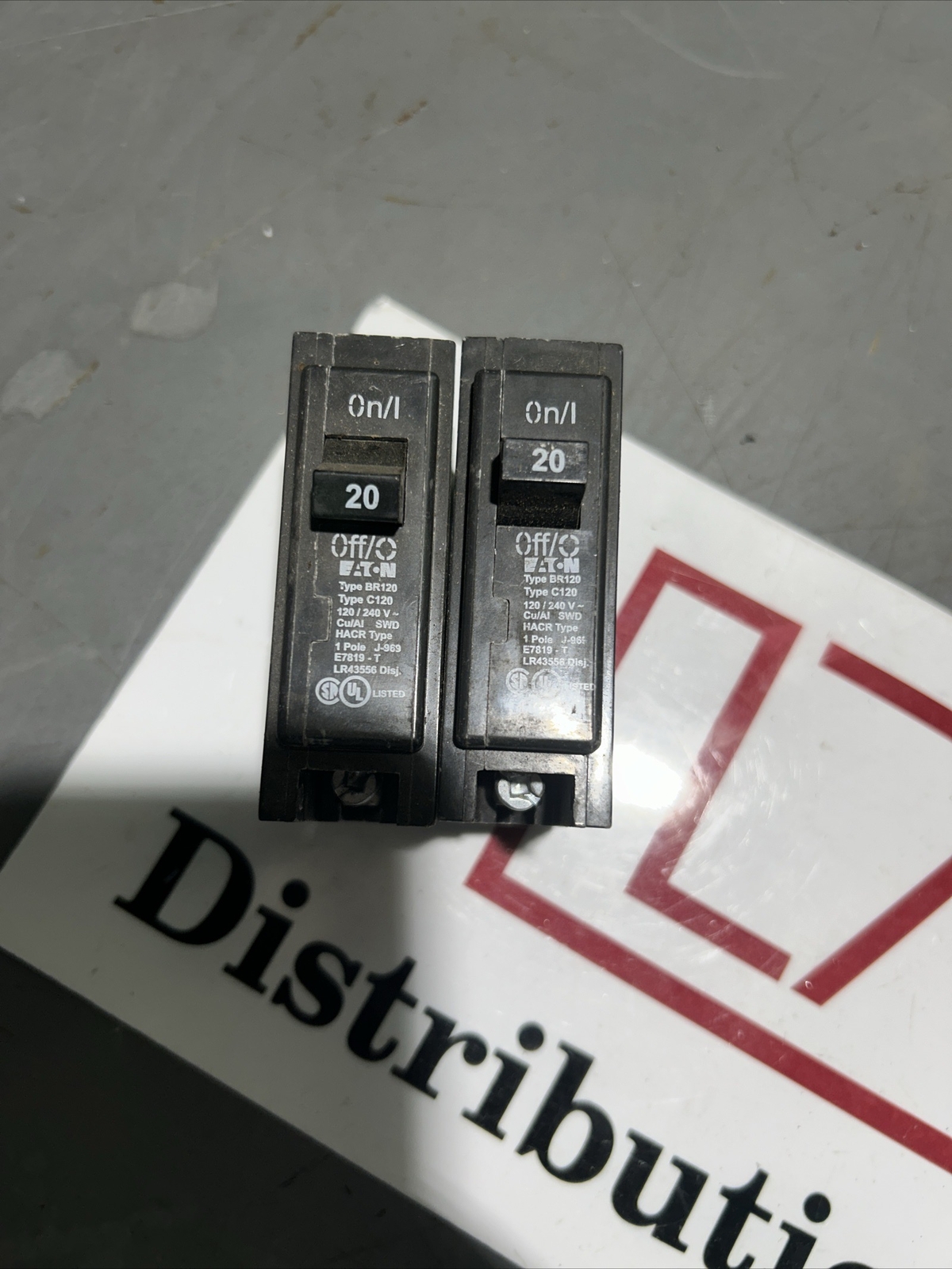 Eaton BR120 Thermal Magnetic Circuit Breaker – Black